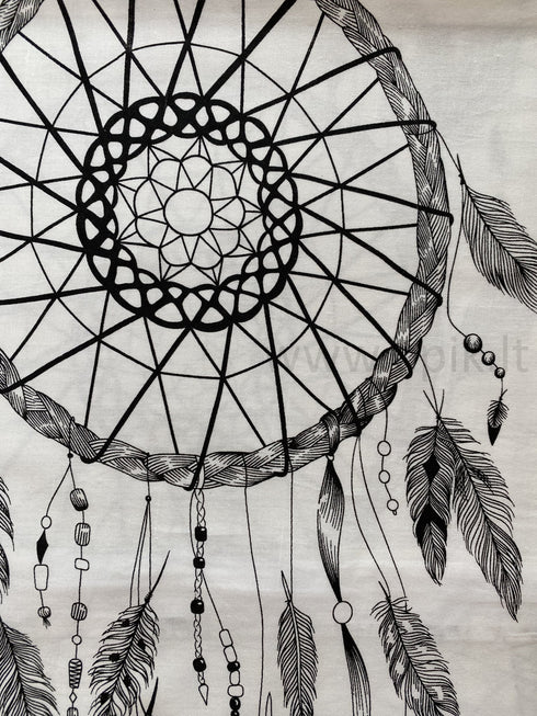 Satino medvilnės patalynės komplektas "Dreamcatcher"